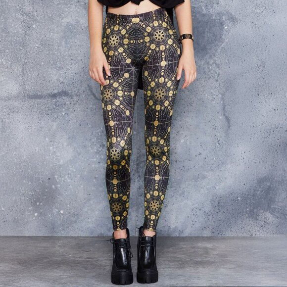 BM Sacred Fractals Leggings XSmall - Picture 1 of 4